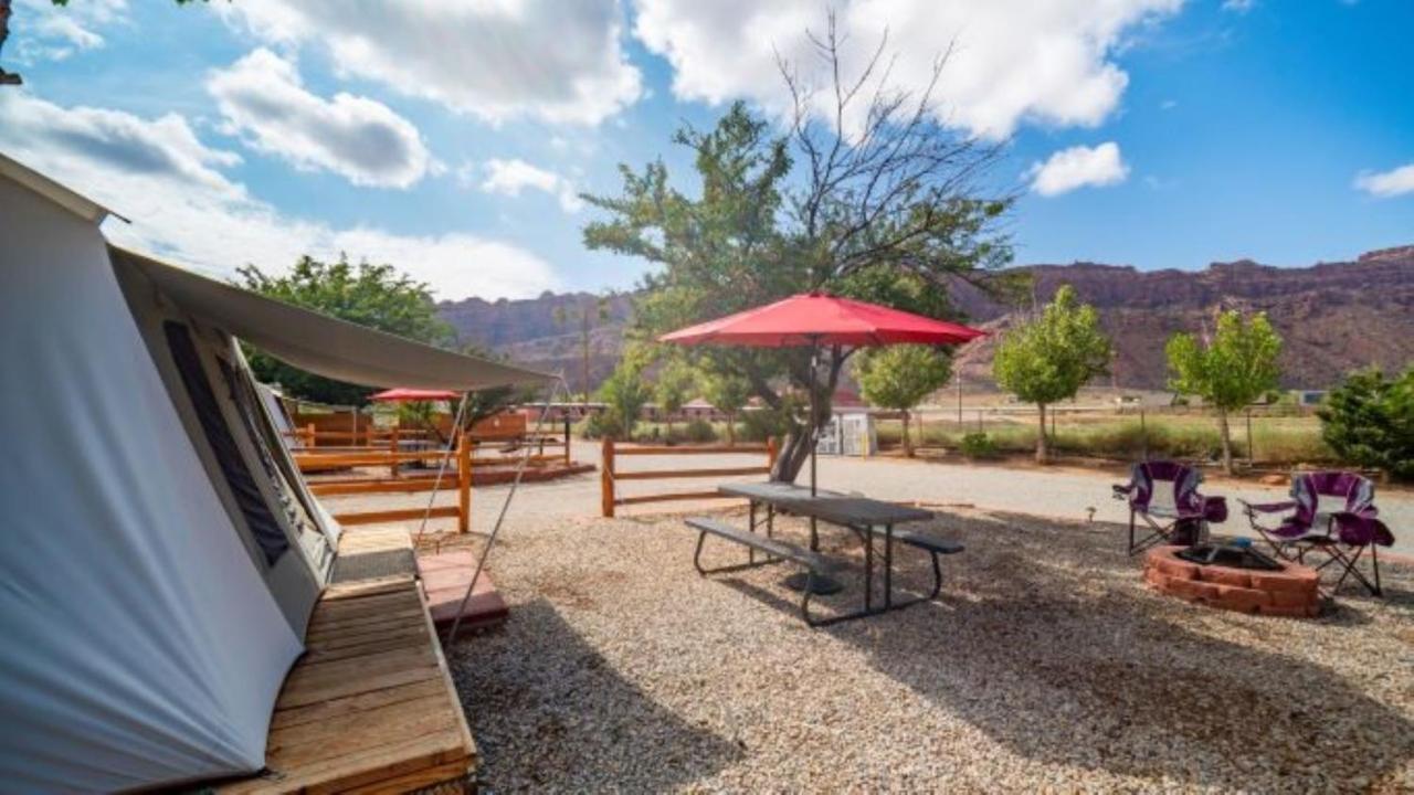 Funstays Glamping Setup Tent In Rv Park #2 Ok-T2 Moab Dış mekan fotoğraf